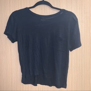 Basic Cropped Pocket Tee